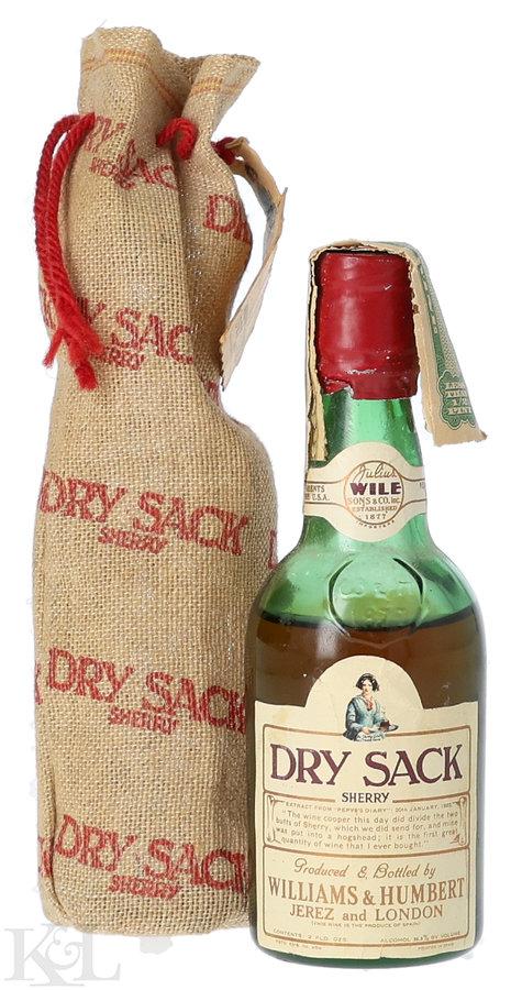 Williams & Humbert "Dry Sack" Sherry Mini (2oz) (Puerto 'Rico Tax Stamp)