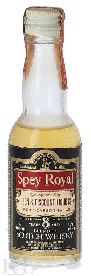Spey Royal 8 Year Old Blended Scotch Whisky Mini (1/10 Pint) (Ben's Discount Liquors) (1944-1960)