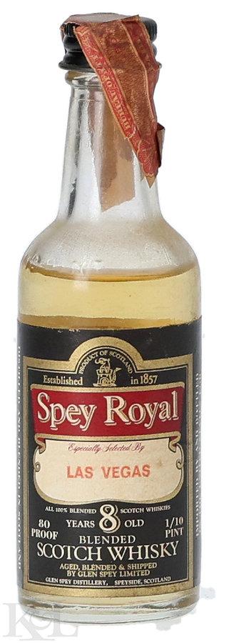 Spey Royal 8 Year Old Blended Scotch Whisky Mini (1/10 Pint) (Las Vegas) (1983-1985)