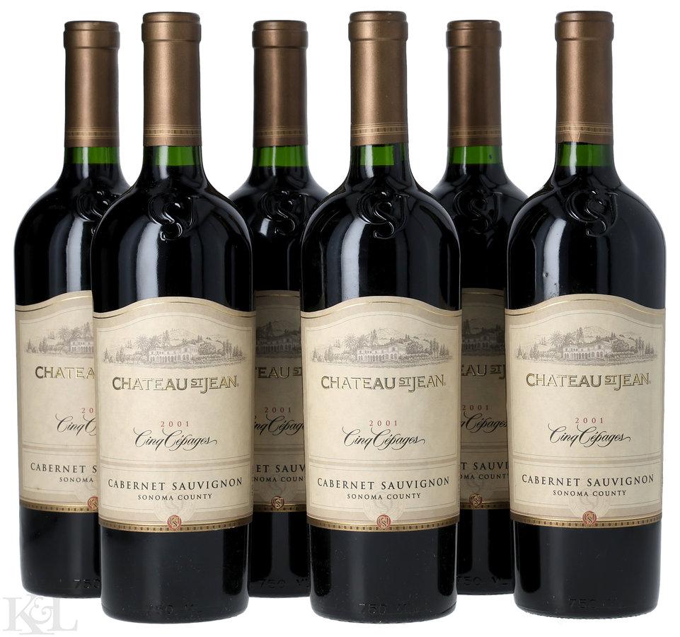 2001 Chateau St. Jean "Cinq Cépages" Sonoma County Cabernet Sauvignon