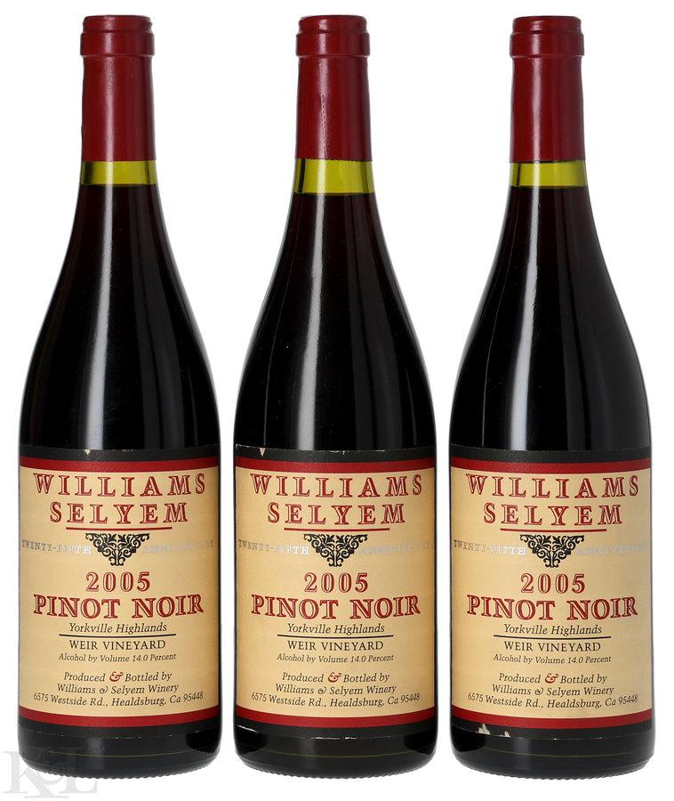 2005 Williams Selyem "Weir Vineyard" Yorkville Highlands Pinot Noir