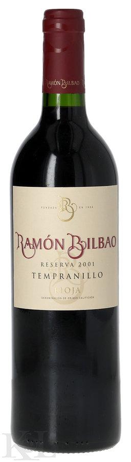 2001 Ramon Bilbao Tempranillo Reserva