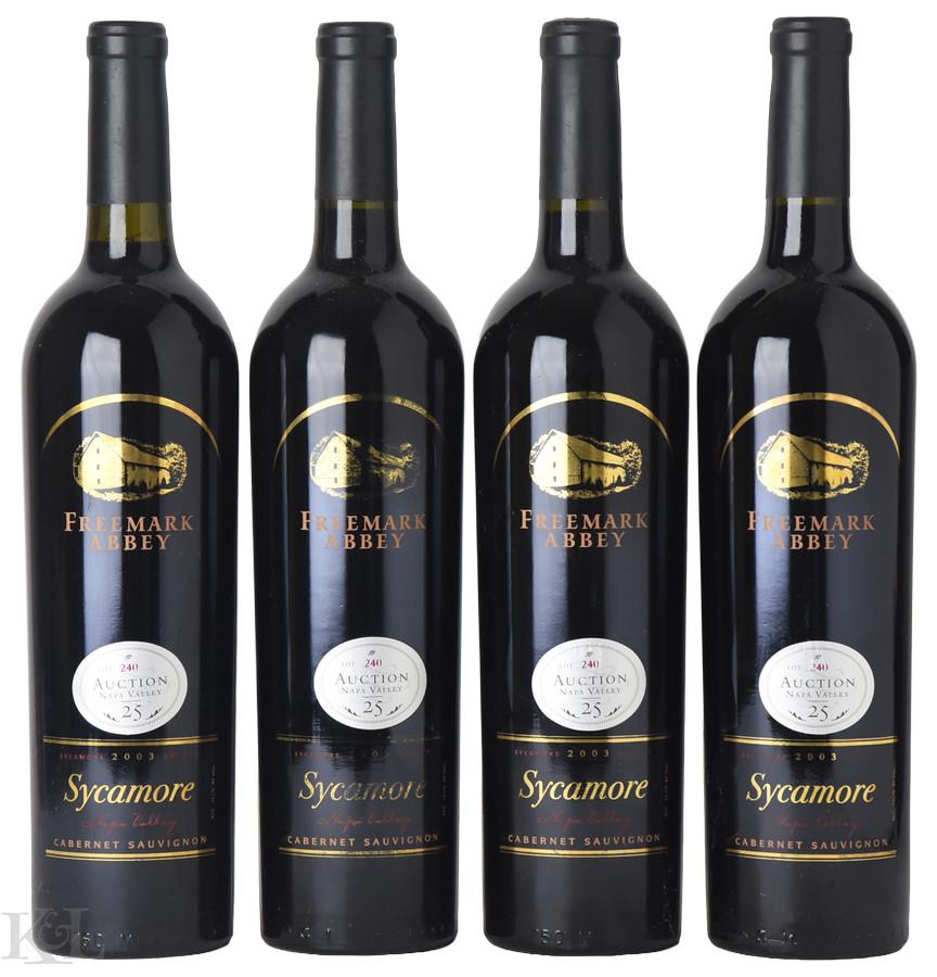 2003 Freemark Abbey Sycamore Cabernet Sauvignon