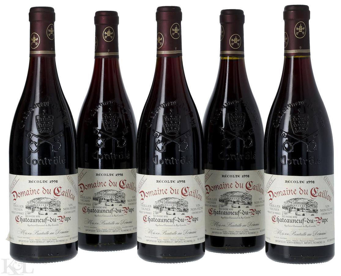 1998 Domaine du Caillou "Réserve Cuvée Unique" Châteauneuf-du-Pape Vieilles Vignes