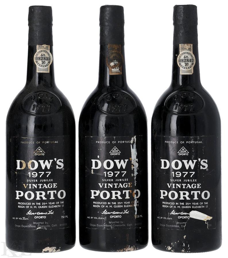 1977 Dow's "Silver Jubilee" Vintage Port