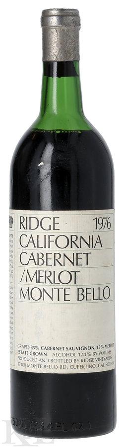 1976 Ridge Vineyards "Monte Bello" Santa Cruz Mountains Cabernet/Merlot