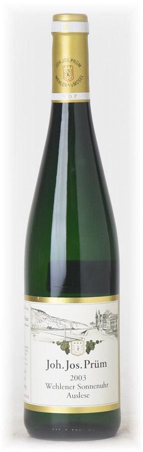 2019 Joh. Jos. Prüm Wehlener Sonnenuhr Riesling Auslese Goldkapsel Mosel