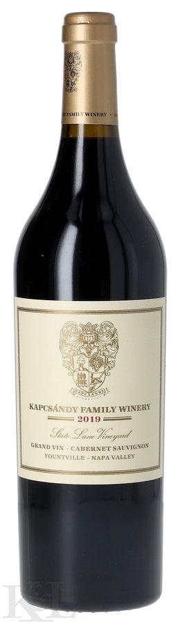 2019 Kapcsándy "Grand Vin - State Lane Vineyard" Napa Valley Cabernet Sauvignon