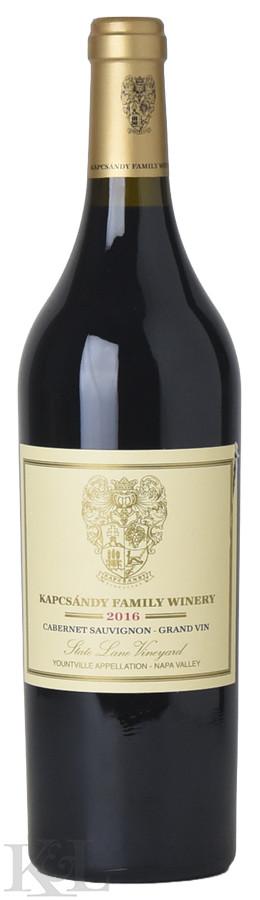 2016 Kapcsándy "Grand Vin - State Lane Vineyard" Napa Valley Cabernet Sauvignon