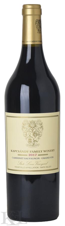 2017 Kapcsándy "Grand Vin - State Lane Vineyard" Napa Valley Cabernet Sauvignon