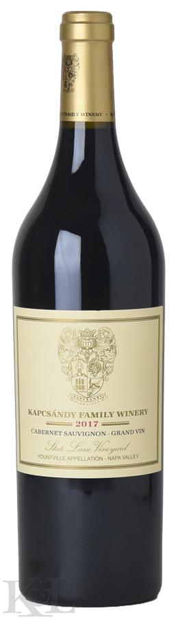 2017 Kapcsándy "Grand Vin - State Lane Vineyard" Napa Valley Cabernet Sauvignon