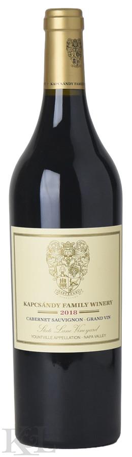 2018 Kapcsándy "Grand Vin - State Lane Vineyard" Napa Valley Cabernet Sauvignon