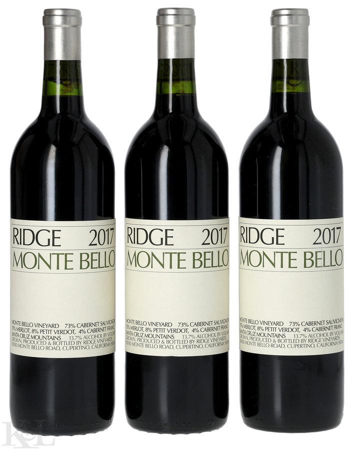 2017 Ridge Vineyards "Monte Bello" Santa Cruz Mountains Cabernet Sauvignon