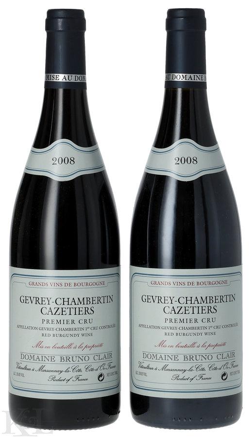 2008 Domaine Bruno Clair Gevrey-Chambertin 1er Cru "Cazetiers"
