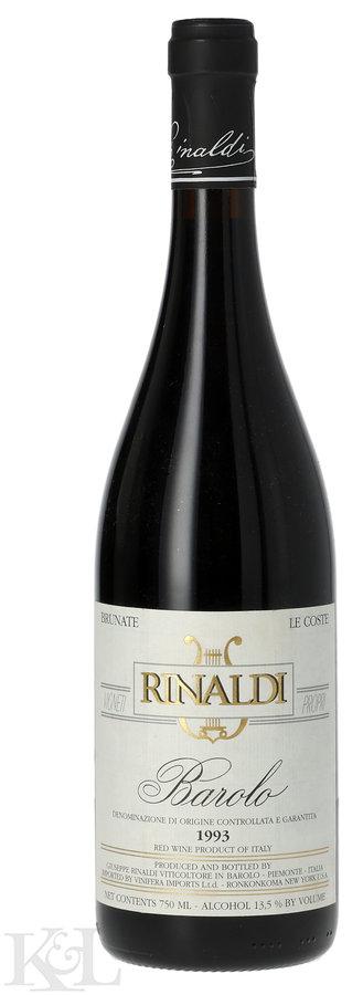1993 Giuseppe Rinaldi Barolo Brunate Le Coste