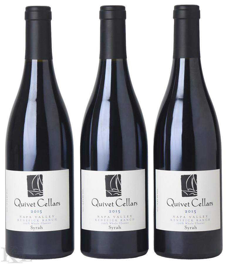 2015 Quivet Cellars ''Kenefick Ranch-Whole Cluster'' Napa Valley Syrah