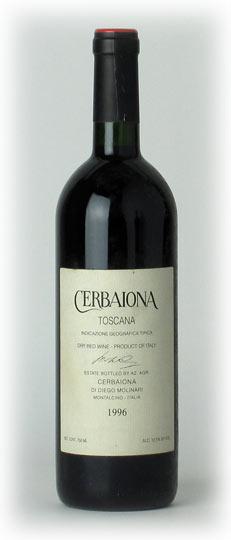 1996 Cerbaiona (Molinari) Rosso di Montalcino