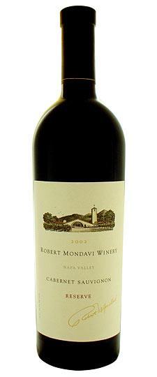 2002 Robert Mondavi "Reserve" Napa Valley Cabernet Sauvignon