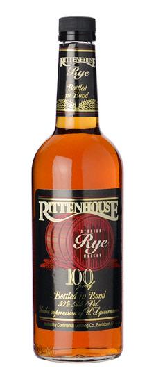 Rittenhouse Bottled in Bond 100 Proof Kentucky Rye Whiskey