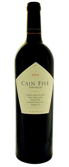 2003 Cain "Five" Spring Mountain District Bordeaux Blend