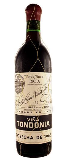 1968 Lopez de Heredia "Viña Tondonia" Gran Reserva Rioja (Ex-Bodega 2026)