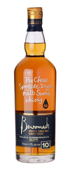 Benromach 10 Year Old Speyside Single Malt Scotch Whisky (750ml)