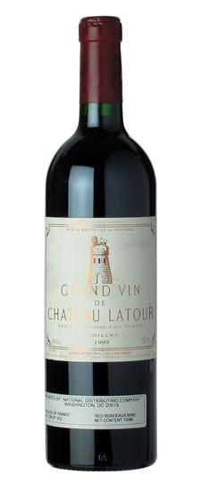 1999 Latour, Pauillac (scuffed label, lightly bin soiled label)