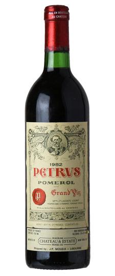 1982 Pétrus, Pomerol (lightly bin-soiled & nicked label)