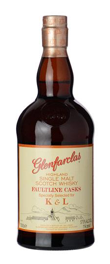 Glenfarclas "The Faultline Casks" K&L Exclusive First Fill Oloroso Sherry Casks Highland Single Malt Scotch Whisky (750ml)