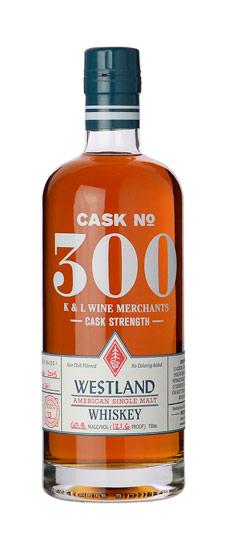Westland "K&L Exclusive" Single Fino Sherry Butt #300 Cask Strength Single Malt Whiskey
