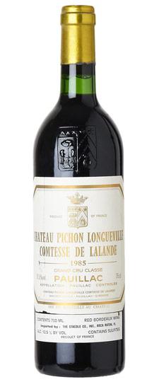 1985 Pichon-Lalande, Pauillac (bin-soiled label, depressed cork)
