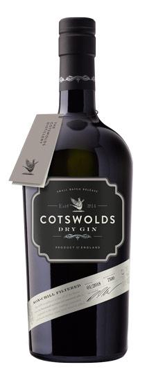 Cotswolds Non-Chill Filtered English Dry Gin (700ml)