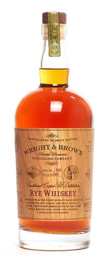 Wright & Brown Straight Rye Whiskey (750ml)