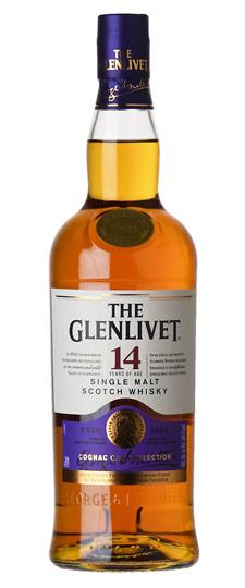 Glenlivet 14 Year Old Cognac Cask Speyside Single Malt Scotch Whisky (750ml)