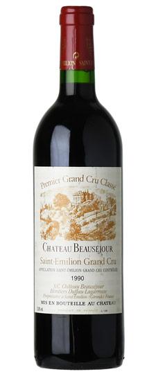 1990 Beauséjour (Duffau), St-Emilion (depressed cork)