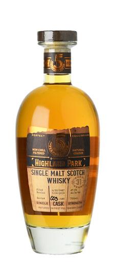 1987 Highland Park 31 Year Old "The Perfect Fifth" First Fill Sherry Butt No. 1531 Cask Strength Single Malt Island Scotch Whisky (750ml)