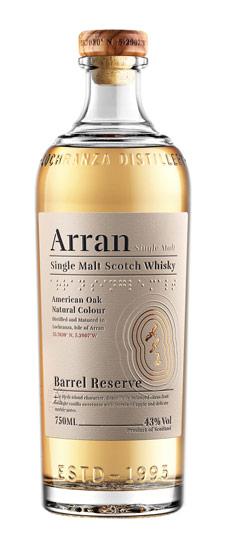 Arran "Barrel Reserve" (New Label) Bourbon Barrel Aged Isle of Arran Single Malt Scotch Whisky (700ml)