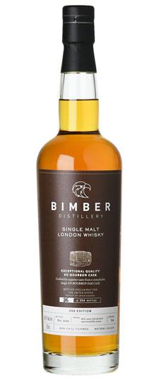 Bimber "Ex-Bourbon" Single Cask #4 Cask Strength Nonchillfiltered Single Malt London Whiskey (750ml)