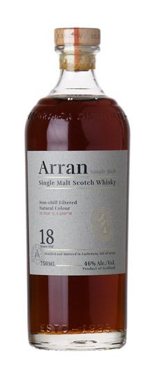 Arran 18 Year Old Isle of Arran Single Malt Scotch Whisky (700ml)