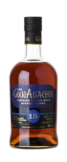GlenAllachie 15 Year Old Speyside Single Malt Scotch Whisky (700ml)