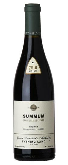 2019 Evening Land "Seven Springs Vineyard -Summum" Eola-Amity Hills Pinot Noir