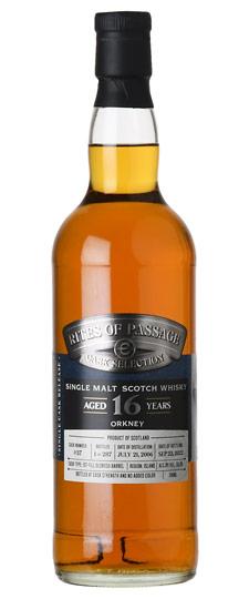 Orkney (Highland Park) 16 Year Old "Rites of Passage" 1st Fill Oloroso Hogshead Cask Strength Orkney Single Malt Scotch Whisky (700ml)