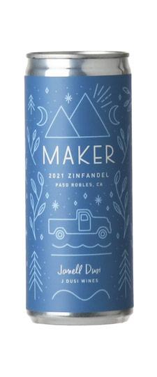 2021 Maker "J. Dusi Wines - Janell Dusi" Paso Robles Zinfandel (250ml Cans)