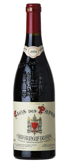 2003 Clos des Papes Châteauneuf-du-Pape (bin-soiled label)