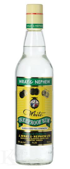 J. Wray & Nephew White Overproof Jamaican Rum (750ml)