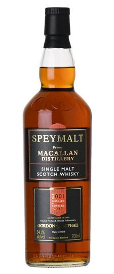 2001 Macallan 21 Year Old "Speymalt" Gordon & MacPhail K&L Exclusive #20600301 Single First Fill Sherry Hogshead Cask Strength Single Malt Scotch Whisky (700ml)