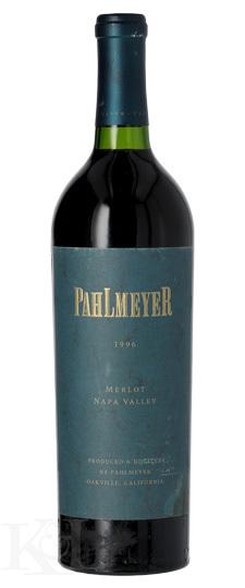 1996 Pahlmeyer Napa Valley Merlot (lightly stained label)