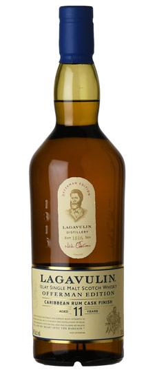 Lagavulin 11 Year Old "Offerman Edition" Caribbean Rum Cask Finished Islay Single Malt Scotch Whisky (750ml)