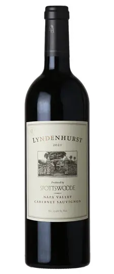 2021 Spottswoode "Lyndenhurst" Napa Valley Cabernet Sauvignon (stained label)