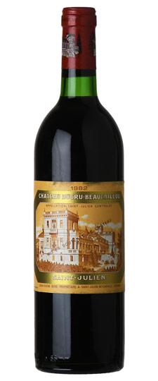1982 Ducru-Beaucaillou, St-Julien (depressed cork, bin-soiled label, oxidized capsule)